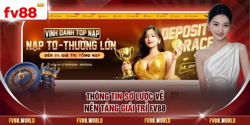 Thông tin sơ lược về nền tảng giải trí FV88
